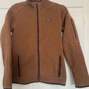 Patagonia better sweater full zip chestnut brown